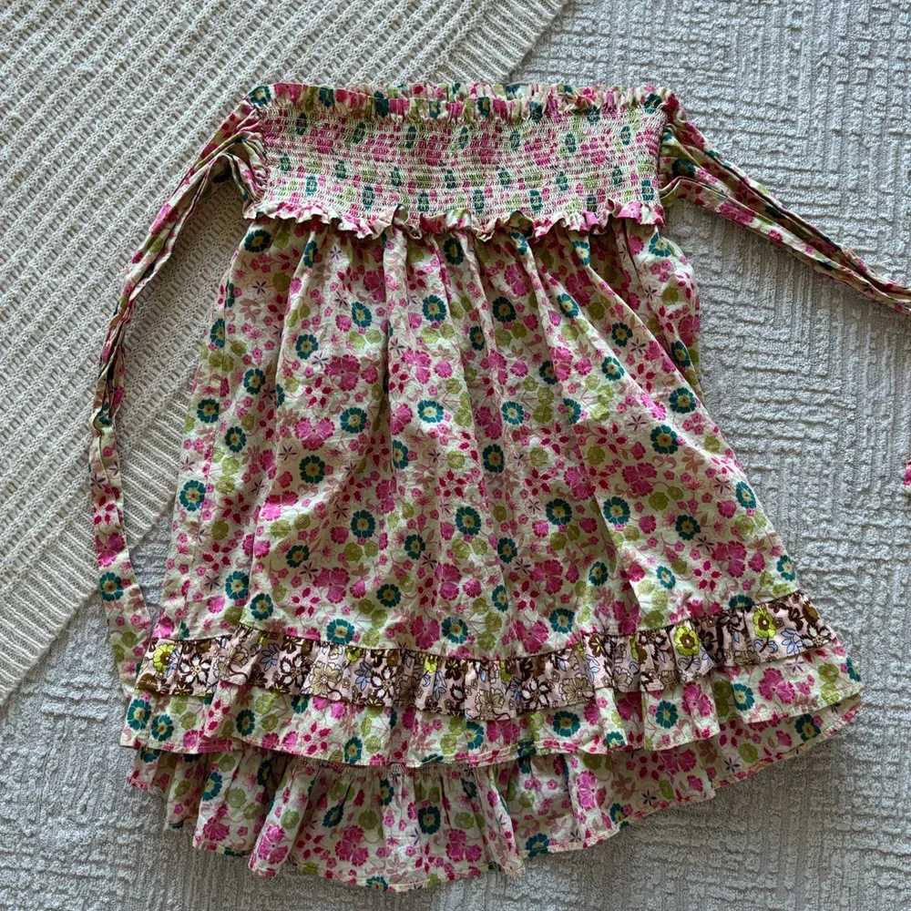 New Scotch & Soda Scotch R’Belle Floral Hi-Low Skirt Sz 16